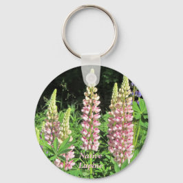 Native Minnesota Pink Lupine Schlüsselanhänger