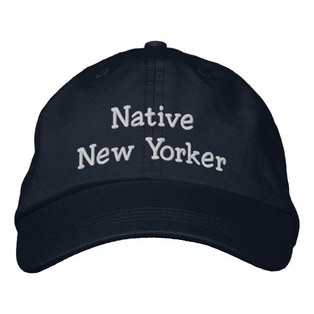 Native New Yorker Bestickte Kappe (Vorderseite)