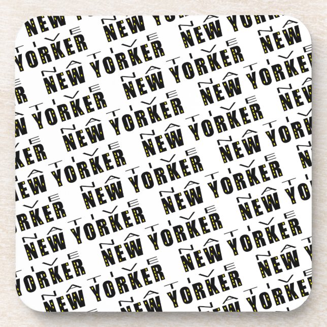 Native New Yorker Getränkeuntersetzer (Vorderseite)