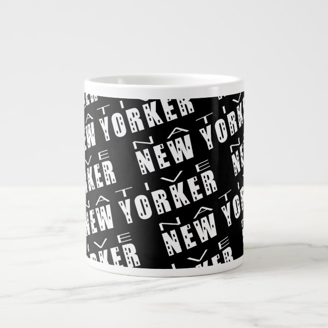 Native New Yorker Jumbo-Tasse (Vorderseite)