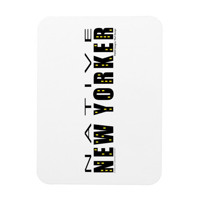 Native New Yorker Magnet (Vertikal)