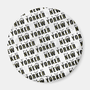 Native New Yorker-Muster Magnet