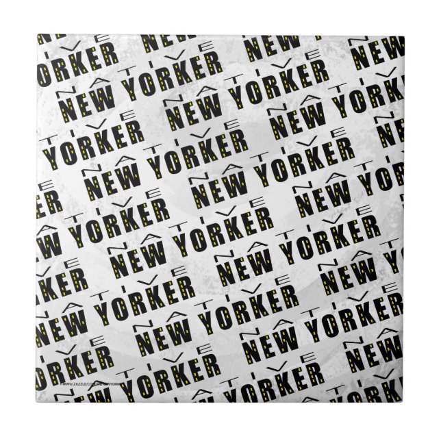 Native New Yorker Pattern Fliese (Vorderseite)