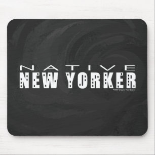 Native New Yorker schwarz Mousepad