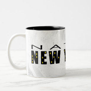 Native New Yorker schwarz Zweifarbige Tasse