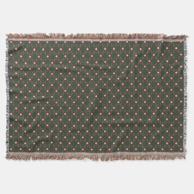Native Santa Pattern Decke (Vorderseite)