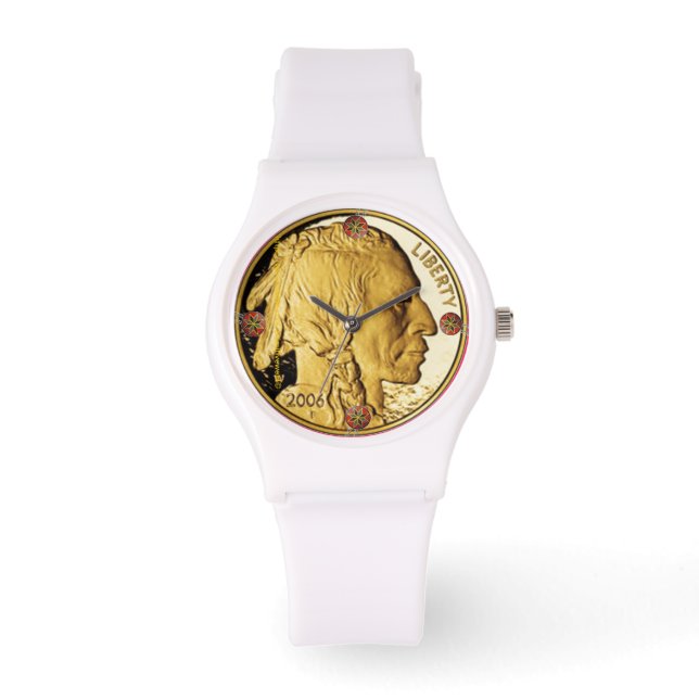 "Native Schönheit des amerikanischen Westens" Armbanduhr (Vorderseite)