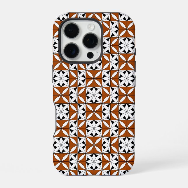 Native Snowflakes iPhone 16 Pro Hülle (Rückseite)