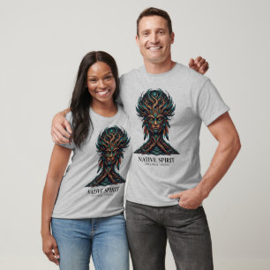 Native Spirit Ahnenweisheit Natur Baum T-Shirt
