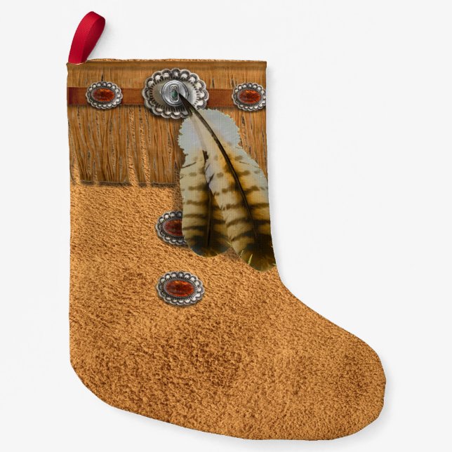 Native Spirit "Deer" Weihnachtsfest Strumpf Kleiner Weihnachtsstrumpf (Vorderseite)