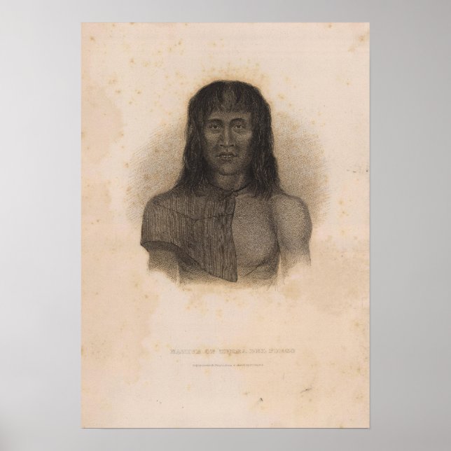 Native, Terra del Fuego, Argentinien und Chile Poster (Vorne)