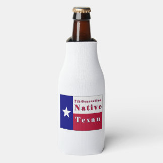 Native Texan Flag der 7. Generation Flaschenkühler