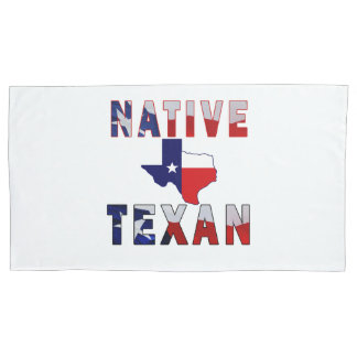 Native Texan Flag Map Kissenbezug