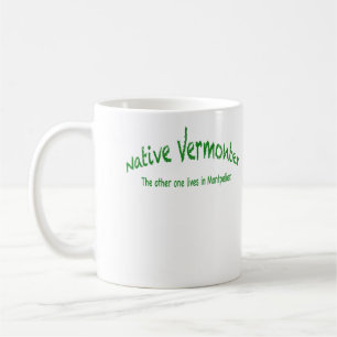 Native Vermonter White 11 oz Classic White Tasse