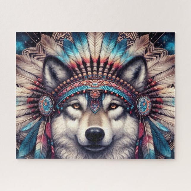 Native Wolf (Horizontal)
