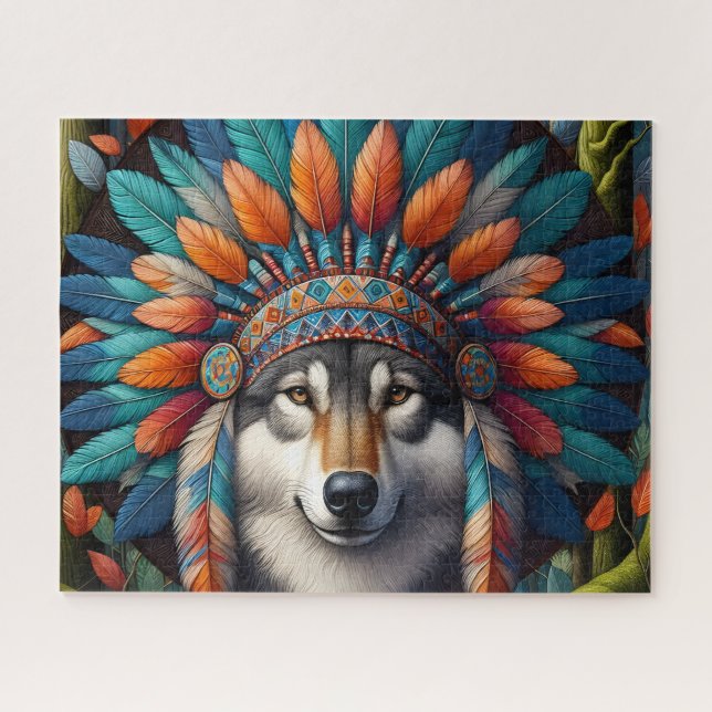 Native Wolf (Horizontal)