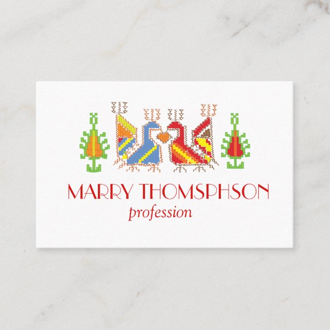 NativeElements-elegante Visitenkarte (Vorderseite)