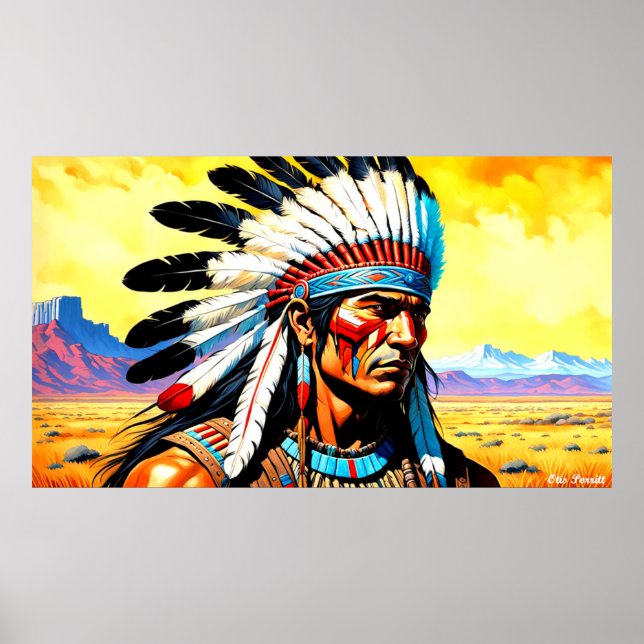 NATIVES ERBE MONATLICHE WARRIOREN 8 POSTER (Vorne)