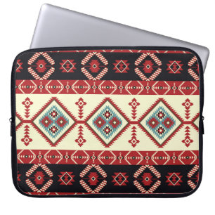 Natives Gewebe. Geometrisches Design Kilim. Ethnis Laptopschutzhülle