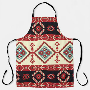 Natives Gewebe. Geometrisches Design Kilim. Ethnis Schürze