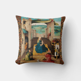 NATIVITÄT, ANNAHME VON MAGI durch BOSCH Weihnachte Kissen