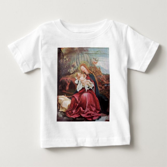 NATIVITÄT MIT ANGELN - MAGIC OF CHRISTMAS BABY T-SHIRT (Vorderseite)