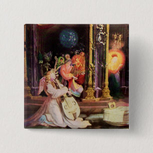 NATIVITÄT MIT ANGELN - MAGIC OF CHRISTMAS BUTTON