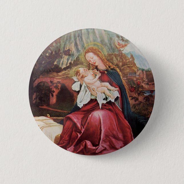 NATIVITÄT MIT ANGELN - MAGIC OF CHRISTMAS BUTTON (Vorderseite)