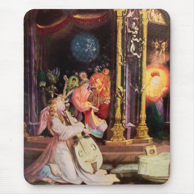 NATIVITÄT MIT ANGELN - MAGIC OF CHRISTMAS MOUSEPAD (Vorne)
