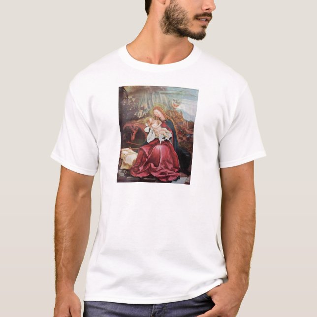 NATIVITÄT MIT ANGELN - MAGIC OF CHRISTMAS T-Shirt (Vorderseite)