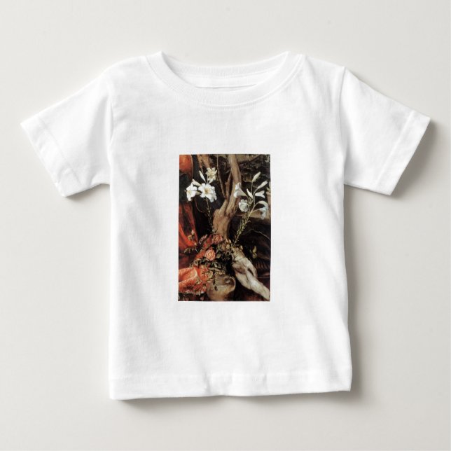 NATIVITÄT MIT WEISSEN LÄCHEN - MAGIC OF CHRISTMAS BABY T-SHIRT (Vorderseite)
