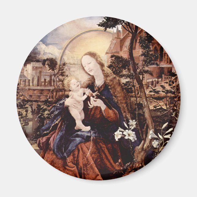 NATIVITÄT MIT WEISSEN LÄCHEN - MAGIC OF CHRISTMAS MAGNET (Vorne)