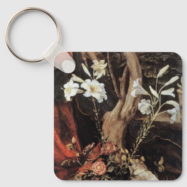 NATIVITÄT MIT WEISSEN LÄCHEN - MAGIC OF CHRISTMAS SCHLÜSSELANHÄNGER (Vorderseite)