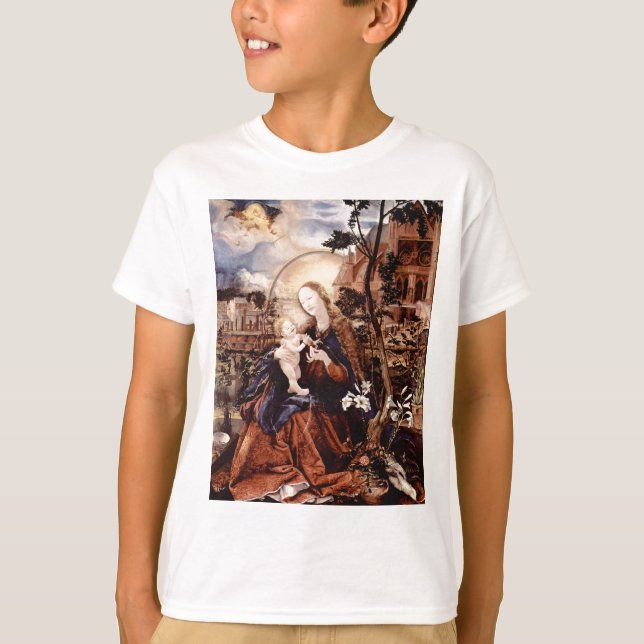 NATIVITÄT MIT WEISSEN LÄCHEN - MAGIC OF CHRISTMAS T-Shirt (Vorderseite)