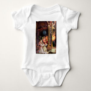 NATIVITÄT, MUSIK MAKING ANGELN - MAGIC OF CHRISTMA BABY STRAMPLER