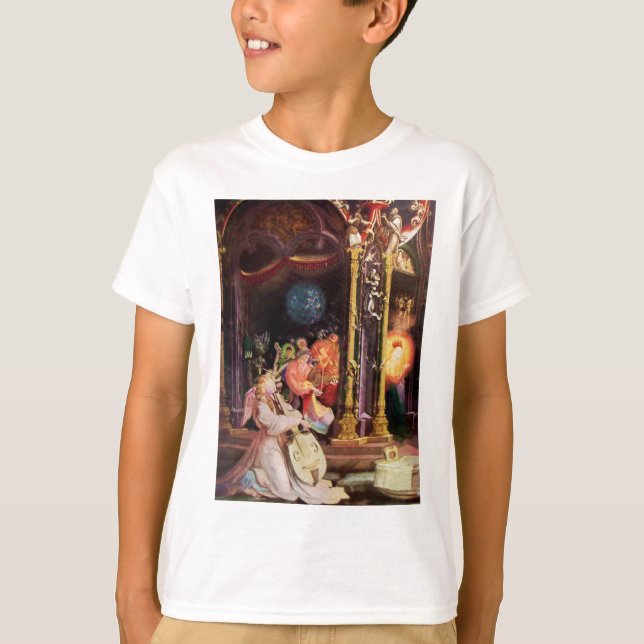 NATIVITÄT, MUSIK MAKING ANGELN - MAGIC OF CHRISTMA T-Shirt (Vorderseite)