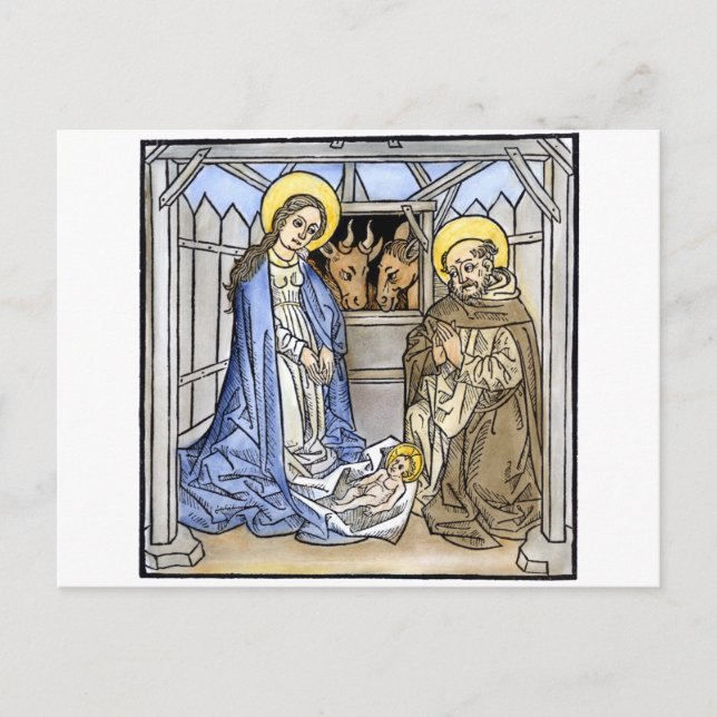 NATIVITÄT POSTKARTE (Vorderseite)