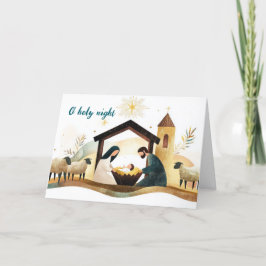 NATIVITÄTSKARTE FÜR JEDEN DANKESKARTE