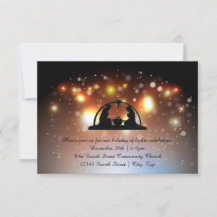 Nativité-3x5Christmas Invitation