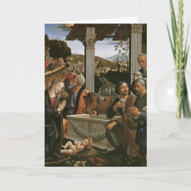 Nativité - carte de fin de année de Domenico (Devant)