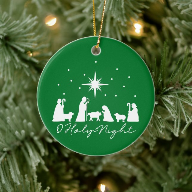 Nativité de la Saint Nuit - Ornement de Noël (Arbre)