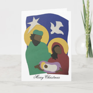 Nativité de la Sainte Famille avec la carte de Noë