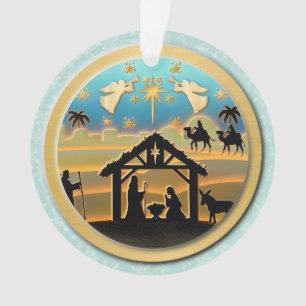 Nativité de Noël Bébé Jésus dans la scène Manger