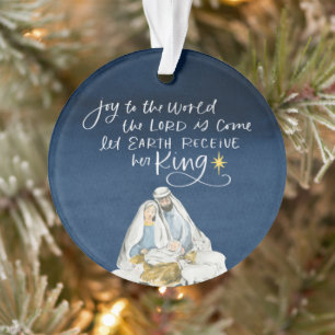Nativité Joy Aquarelle Noël religieux