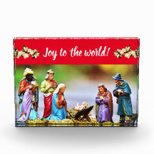Nativité Noël | Manger | Bloc photo acrylique