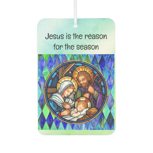 Nativity Air Freshener Autolufterfrischer (Vorderseite)