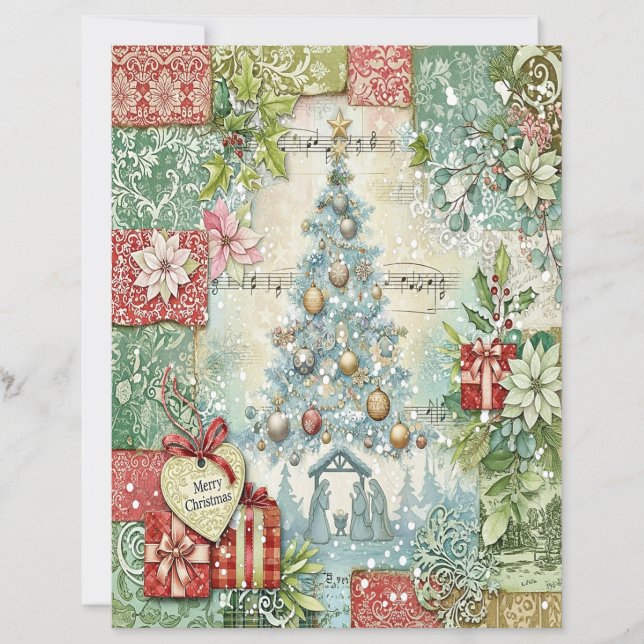 Nativity Christmas craft paper (Vorderseite)