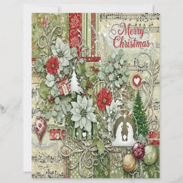 Nativity Christmas craft paper