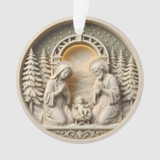 Nativity Christmas Ornament – Holy Family 2