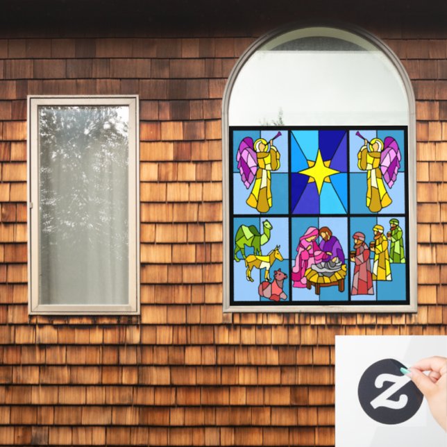 Nativity   fensteraufkleber (Fenster Zuhause)